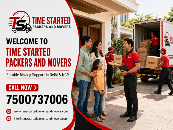 Packers and movers team handling a Delhi household move